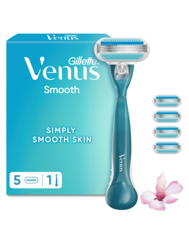 Gillette Venus Smooth Naiste Raseerija + 4 Tera