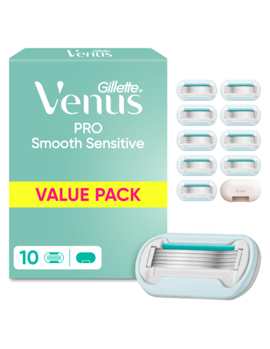 Gillette Venus Pro Smooth Sensitive, 10...