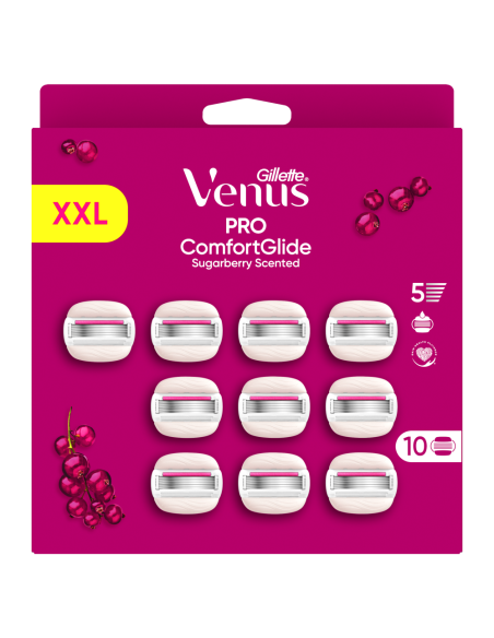 Gillette Venus Pro Comfortglide Sugarberry 10 Vahetustera