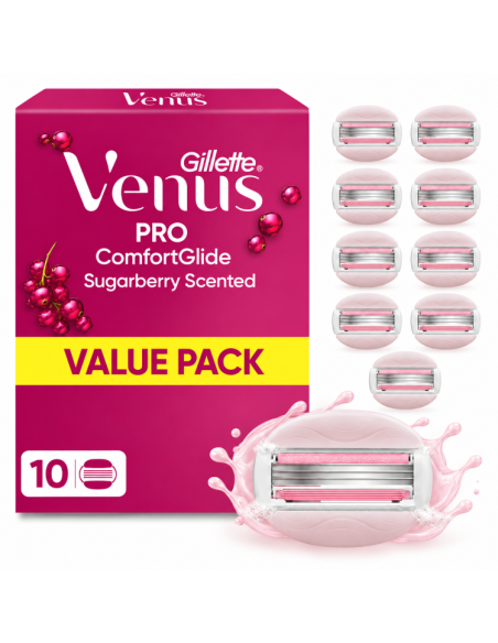 KAST 6 tk! Gillette Venus Pro Comfortglide Sugarberry 10 Vahetustera