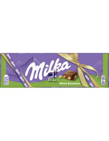 Milka piimašokolaad tervete pähklitega 250g