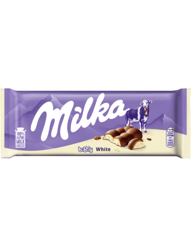 Milka piima- ja valge šokolaadi segu Bubbly 95g