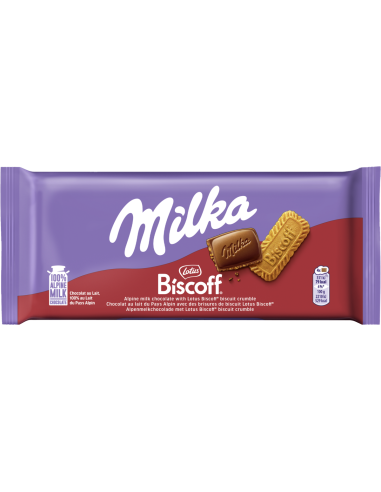 Milka piimašokolaad karamelliga Biscoff 90g