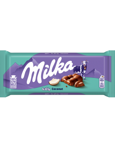 Milka piimašokolaad Bubbly kookosega 97g