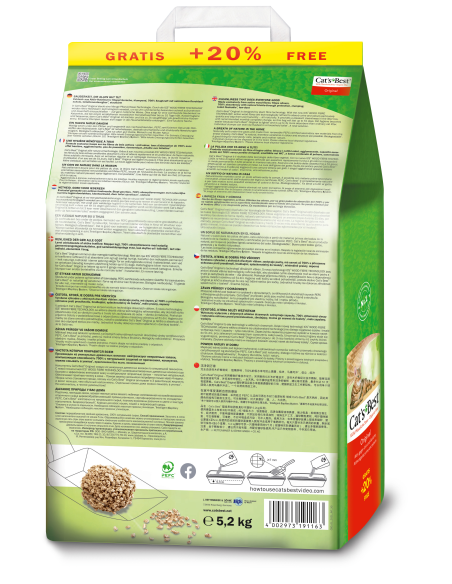 Cat's Best ORIGINAL 10+2L / 5,2KG kassiliiv
