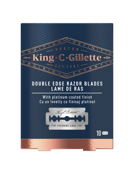 King C. Gillette Kaheteralised Turvalised Raseerija Terad, Vahetusterad 10 tk