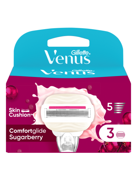 Gillette Venus ComfortGlide Sugarberry Miami Varuterad, 3 tk   