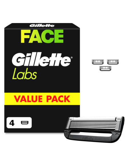 Gillette Labs Raseerija Terad Meestele, 4 Vahetustera