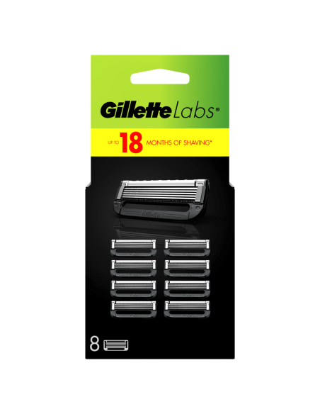 Gillette Labs Raseerija Terad Meestele, 8 Vahetustera