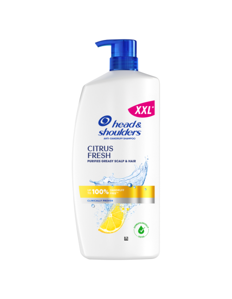 KAST 4 tk! Head & Shoulders Šampoon Citrus Fresh 800 ml
