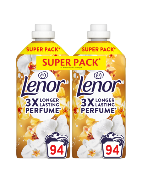 LENOR Pesuloputusvahend Gold Orchid & Vanilla 2 x 987 ml (94 Pesukorda)