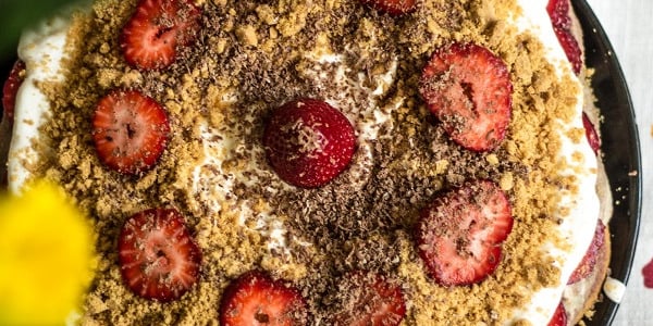 Küpsisetort taimse kohupiimaga