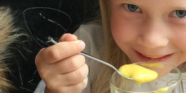 Kookosjoogiga mangojäätis