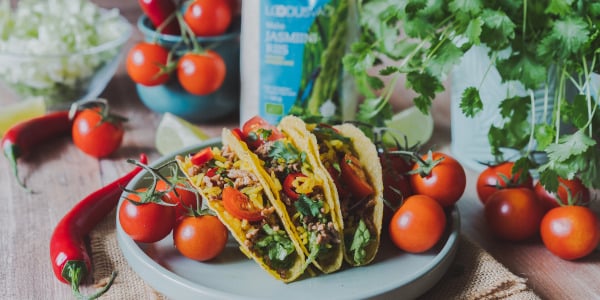 Takod riisi ja hakklihaga