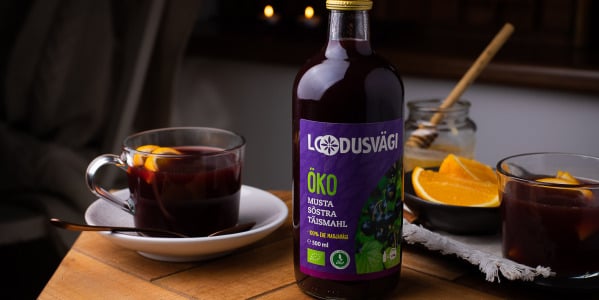 Soe mustasõstrajook apelsiniga