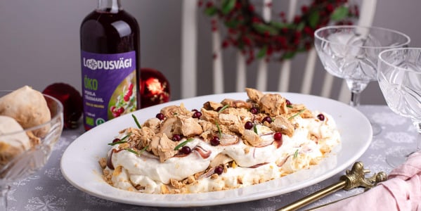 Jõulune Eton Mess pohlavõidega 