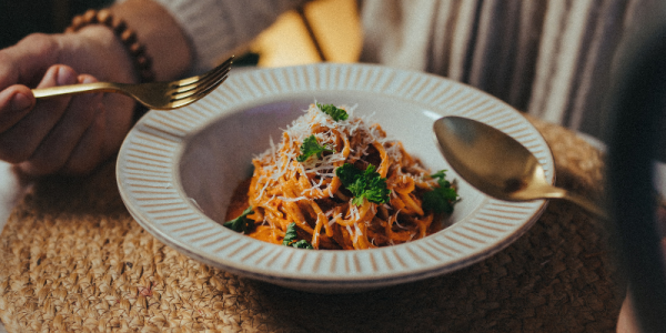 Romesco pasta 