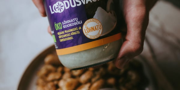 Kookosõlis röstitud krõbedad võioad 