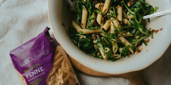 Suvine pastasalat rukolaga