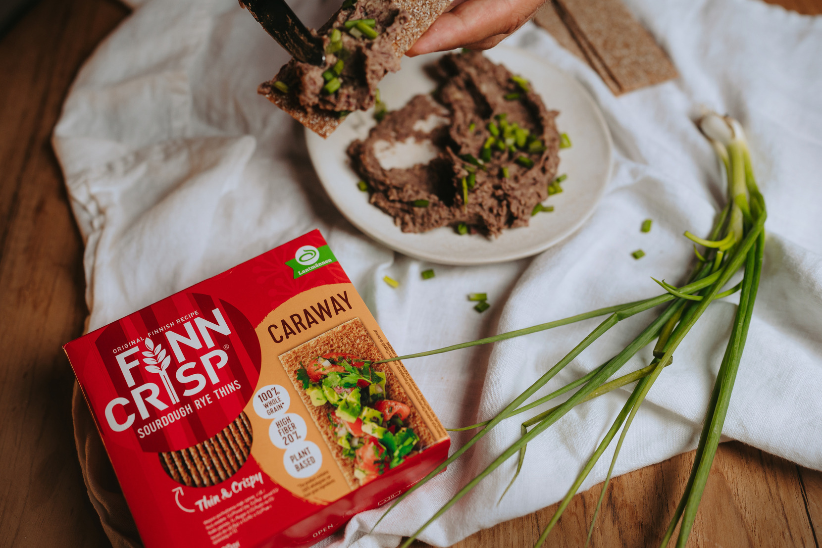 Seenepasteet Finn Crisp näkilevaga